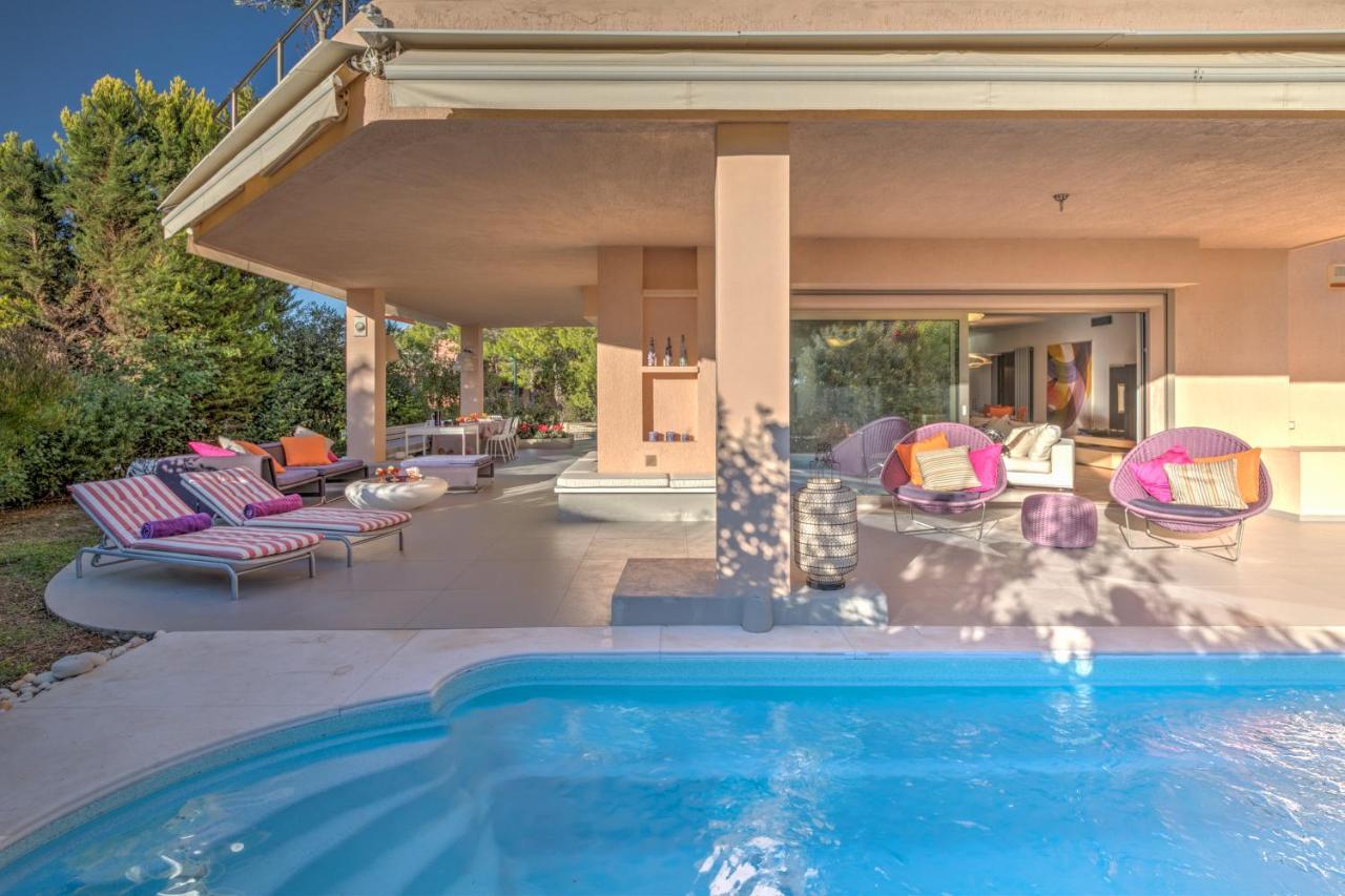 Luxurious Villa Philoxenia Lagonisi Exterior foto